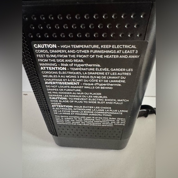 NIB Tabyik Portable Oscillating Indoor Space Heater For Office Bedroom Ceramic - Picture 4 of 9